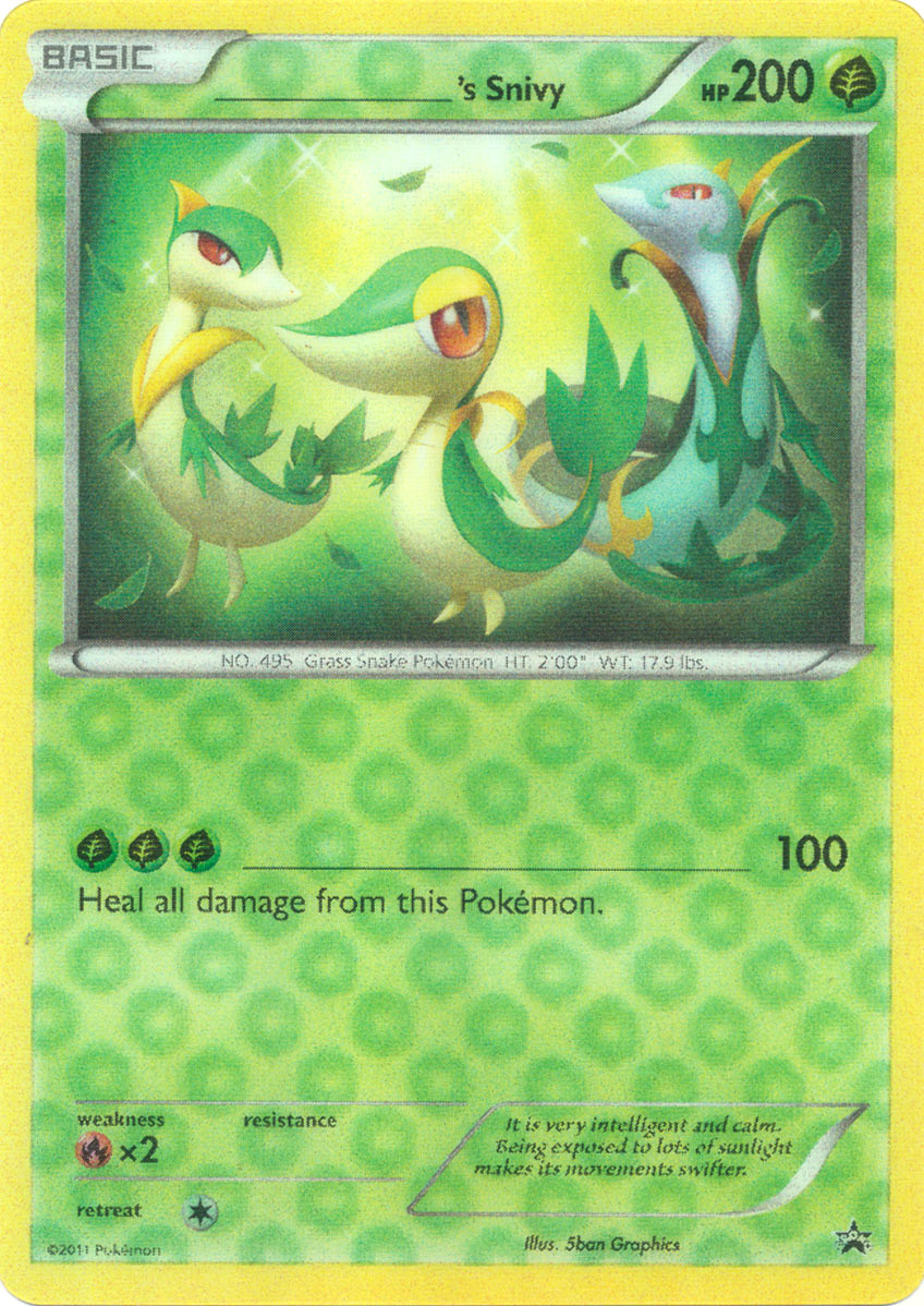 Snivy Jumbo Pokemon Card