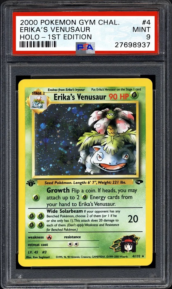 2000 Pokemon Gym Challenge Erikas Venusaur Holo 1st Edition
