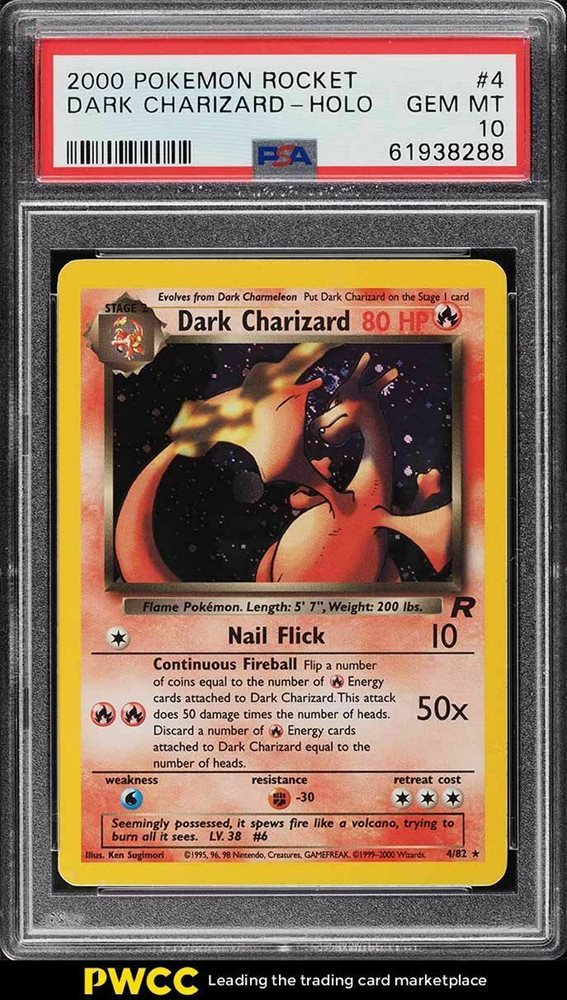 2000 Pokemon Rocket Dark Charizard Holo