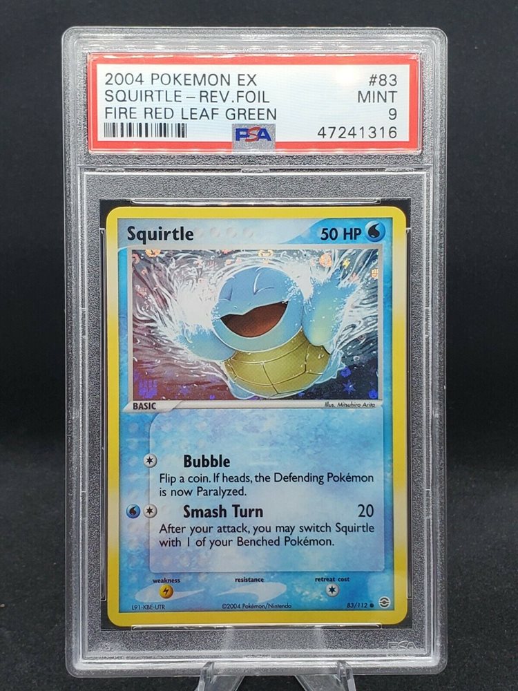 2004 Pokemon EX Squirtle Fire Red Leaf Green Ref