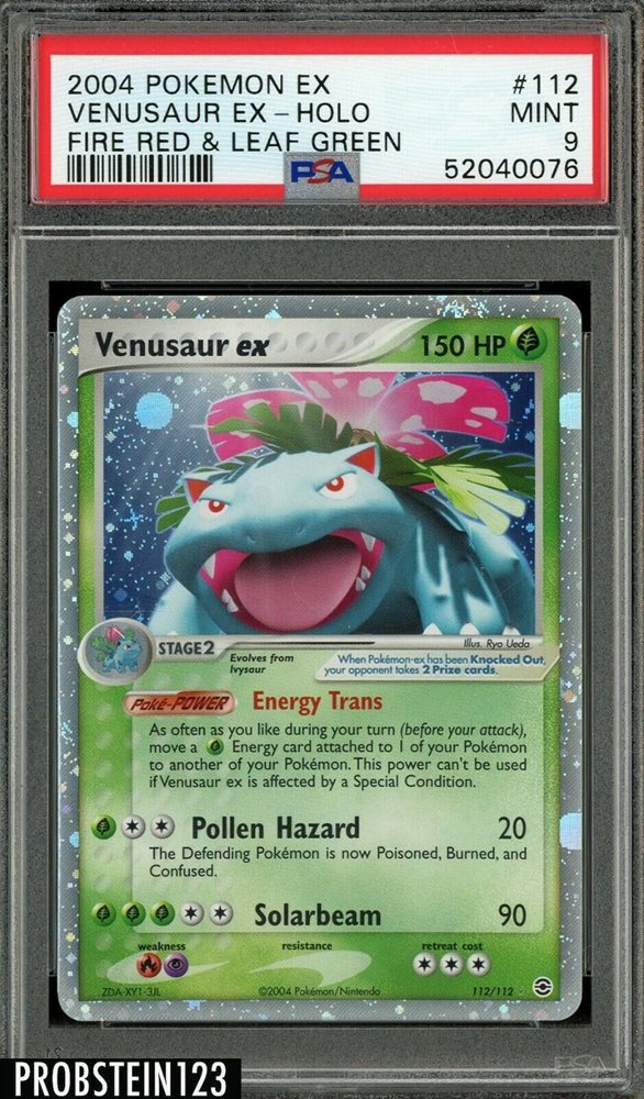 2004 Pokemon EX Venusaur EX- Holo FireRed LeafGreen