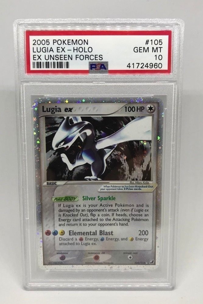 2005 Lugia EX Holo EX Unseen Forces