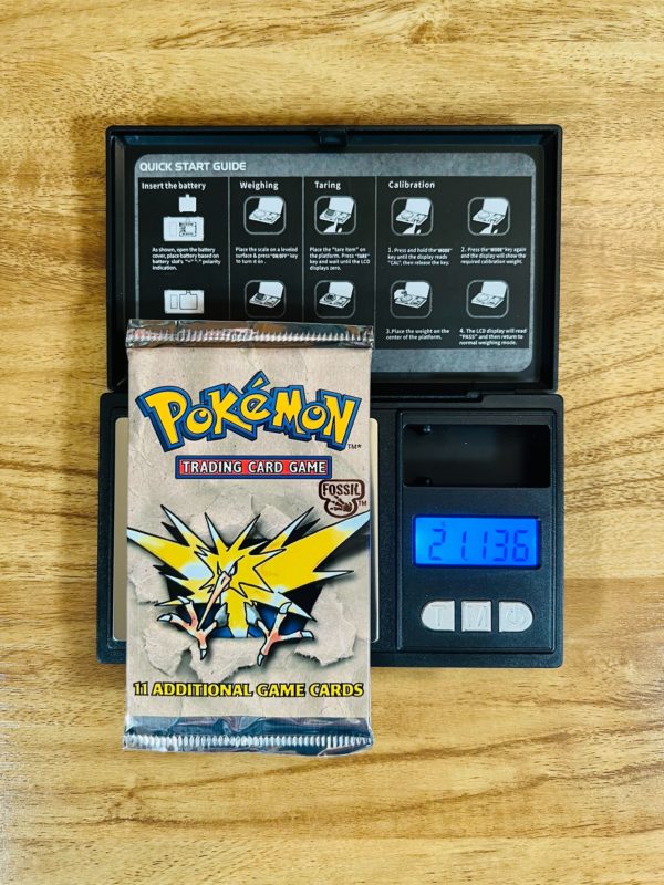 Fossil Booster Pack Heavy 211g Zapdos Art